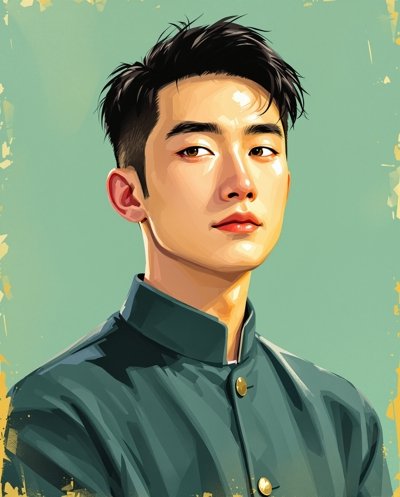 陈嘉树人物肖像
